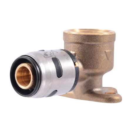 Fast Fans EvoPEX Push to Connect 0.5 in. Push x 0.5 in. Dia. MPT Drop Ear Elbow FA1677829